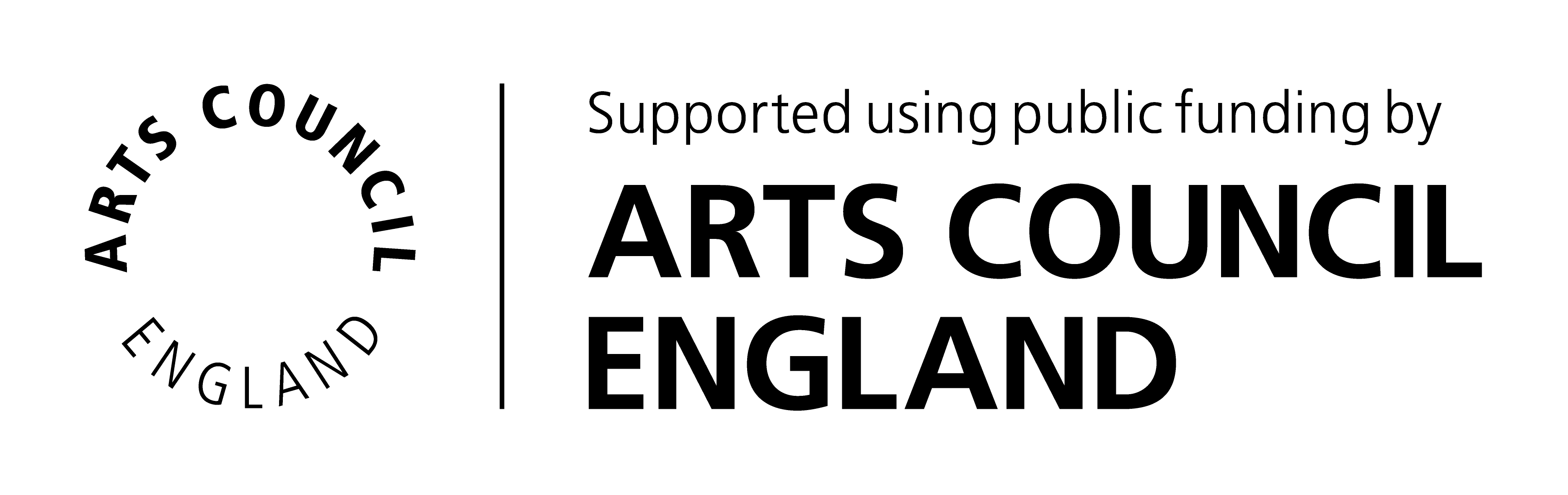 Black and White logo for Arts Council England