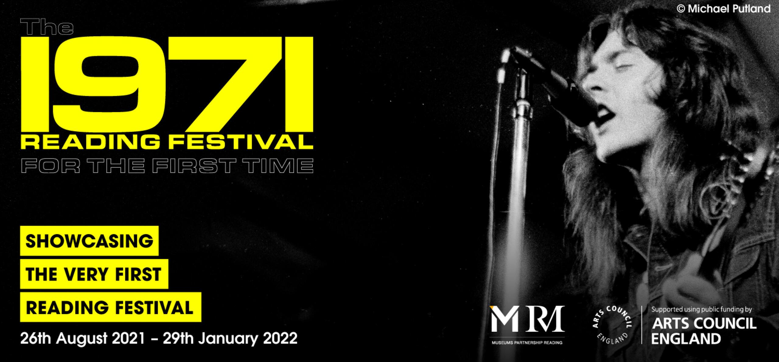 1971 Reading Festival exhibition (copyright Michael Putland)