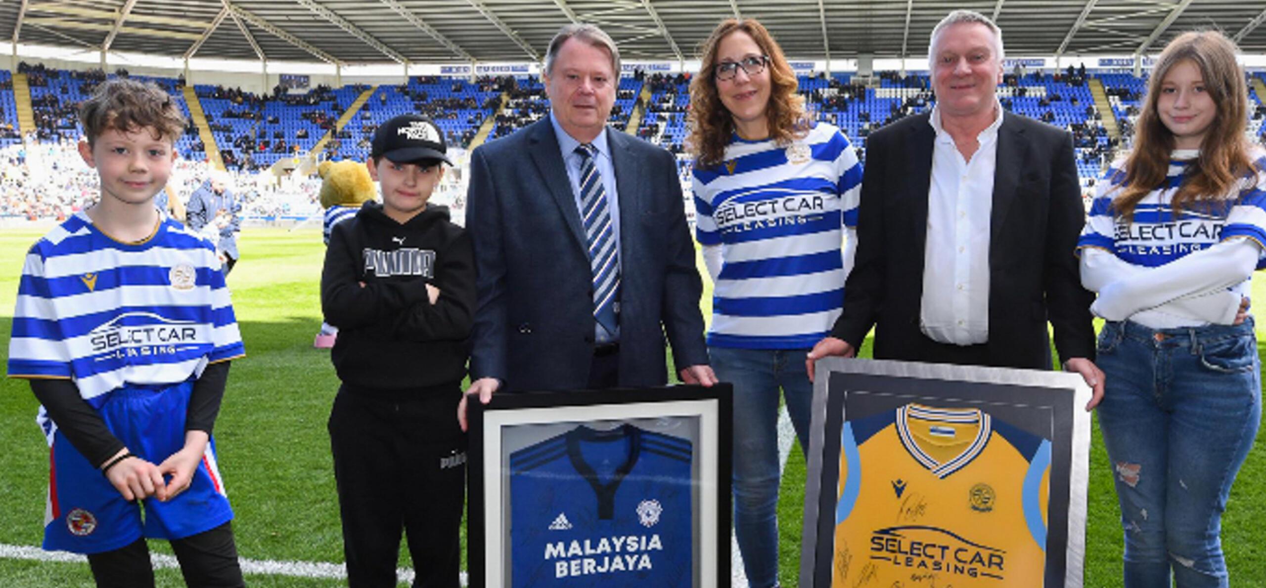 The Friday family at Reading FC