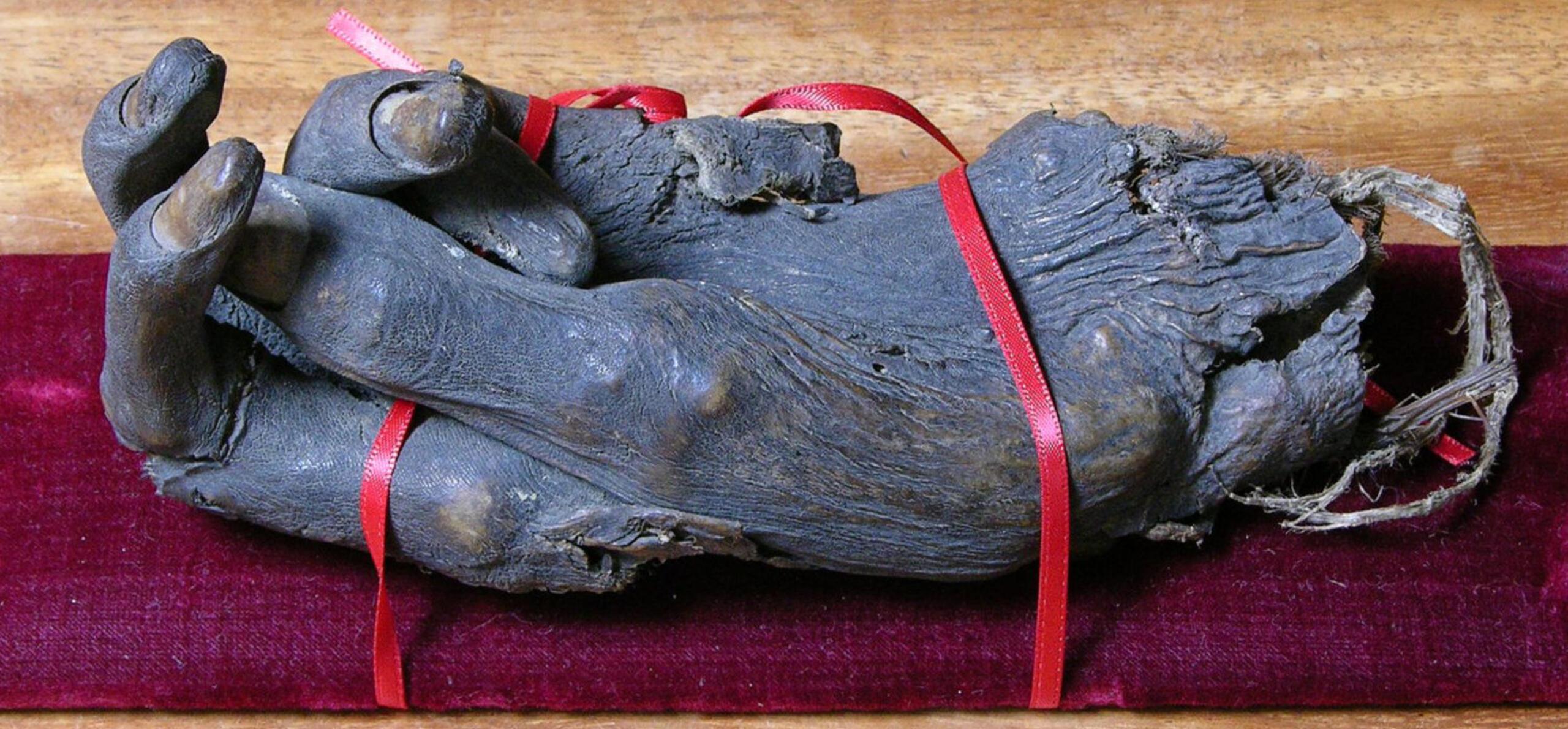 The hand of St. James (photo: R. Baxter)