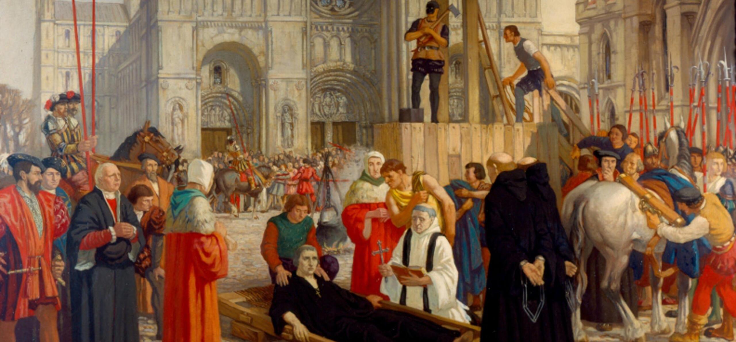 Martyrdom of Hugh Faringdon, Last Abbot of Reading in 1539 (Reading Museum)