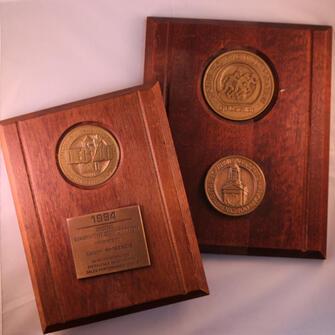 Sandy McKenzie sales recognition plaque