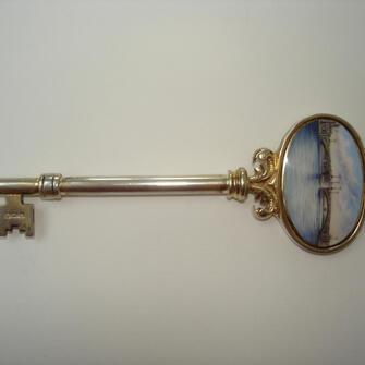 Ceremonial key used at the formal opening of Caversham Bridge, Reading 1926