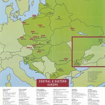 Central & Eastern Europe Map