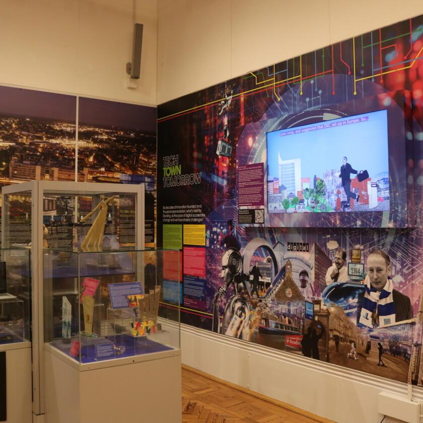 Mural in Reading’s Digital Revolution Exhibition