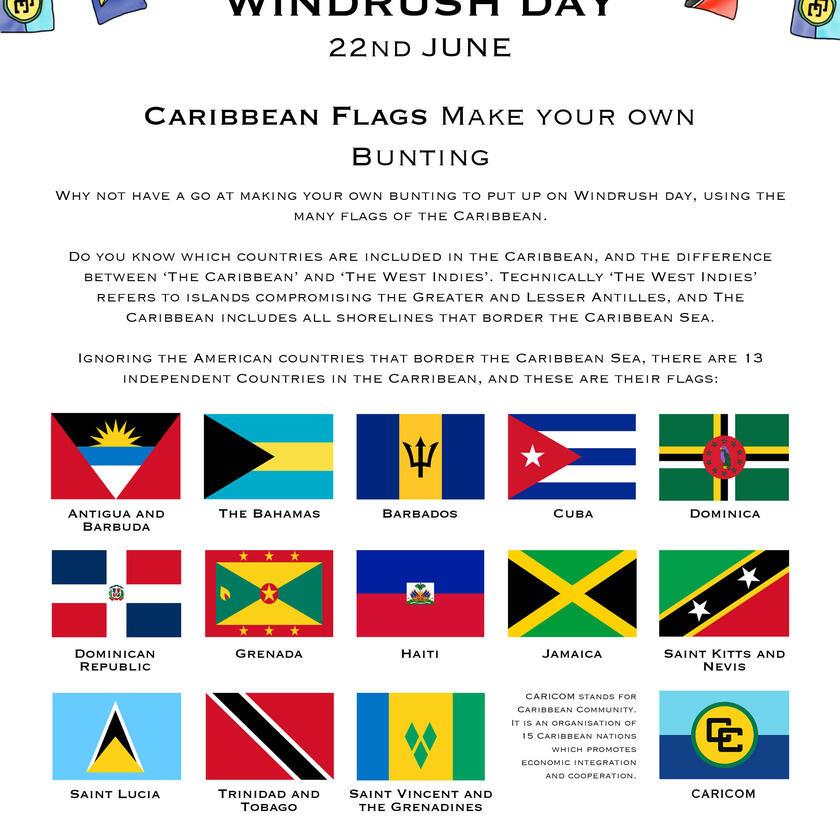Caribbean flags