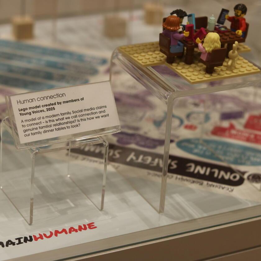 Young Voices Lego installation